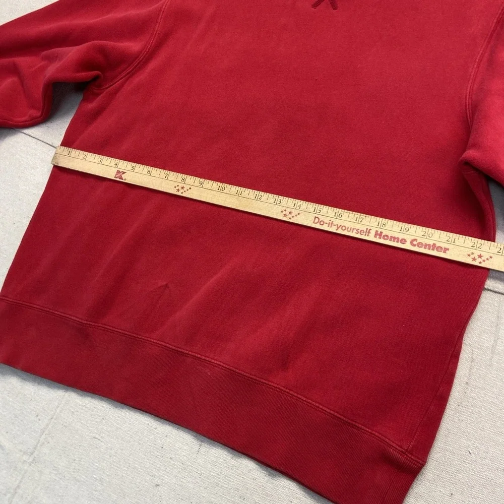 Polo Ralph Lauren Sweatshirt Mens M RL67 Jeans Pullover Red Vintage Y2k